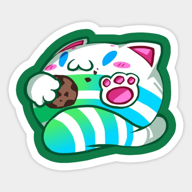 Sound Voltex - Tamacat snack~ Sticker by Wadaiko